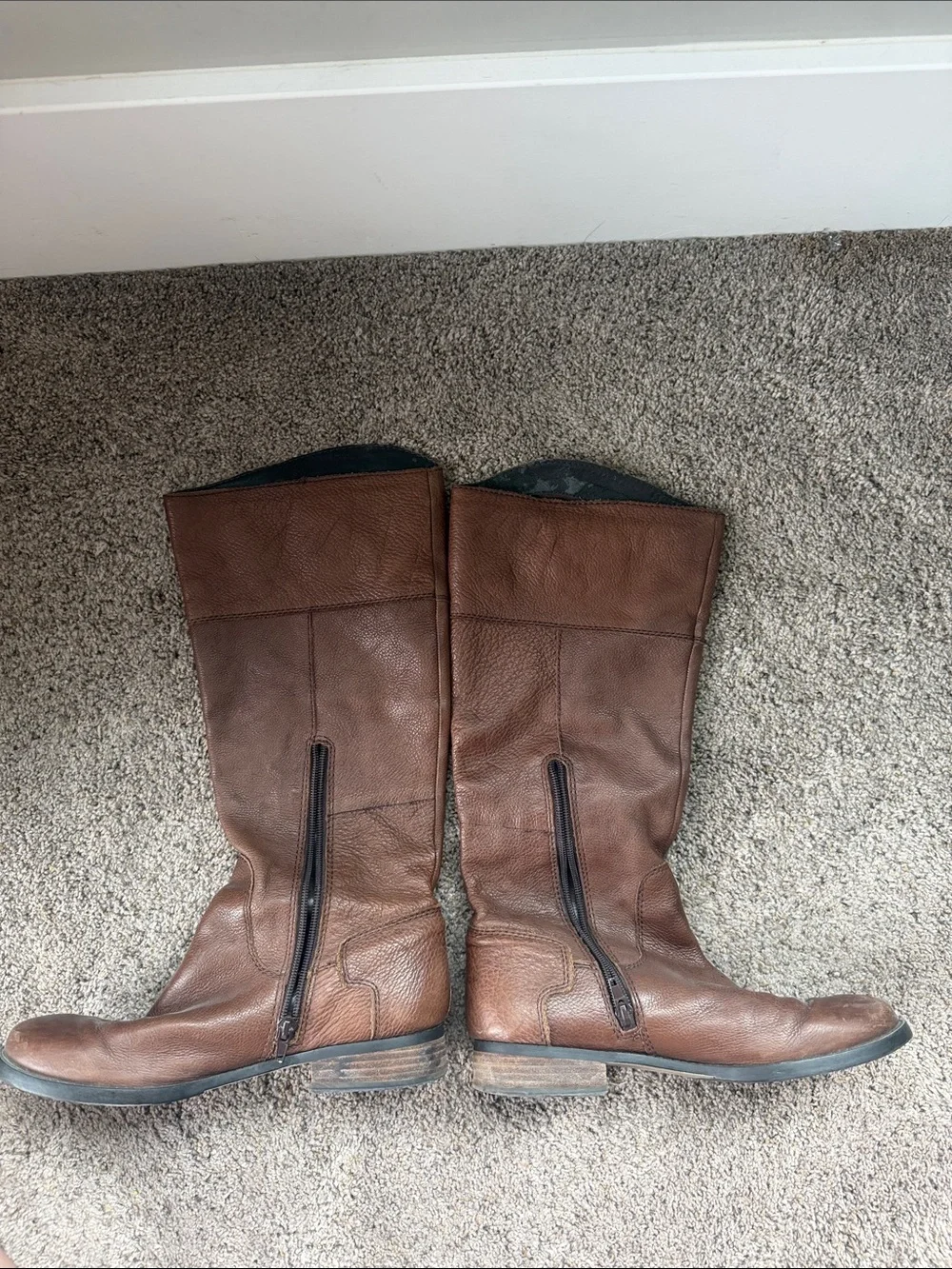 Nine West Brown Leather Boots